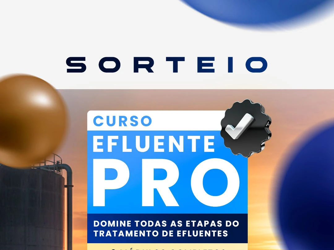 Se torne um especialista no tratamento de efluentes