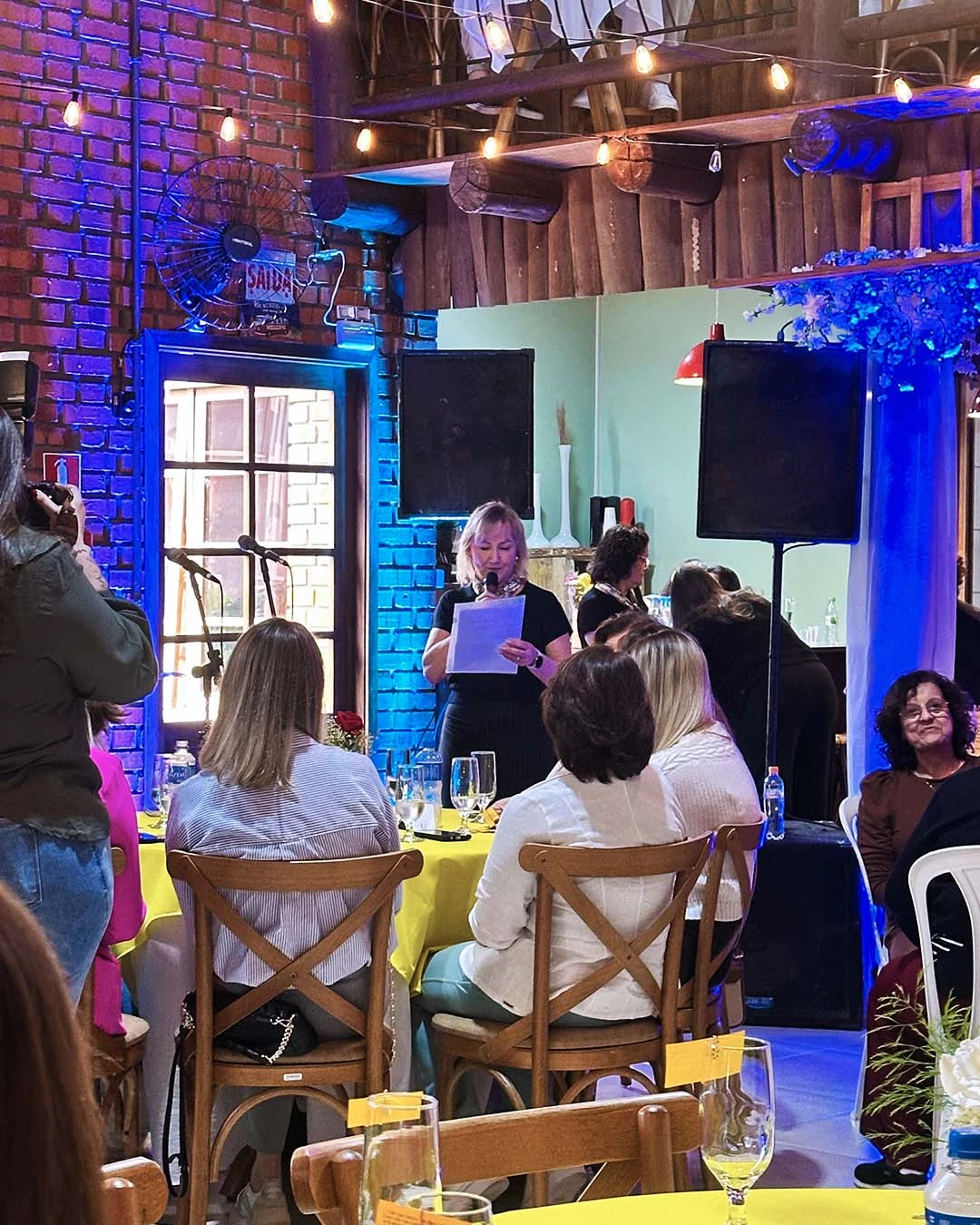 Linsul participa do Café beneficente da Casa da Amizade de Lontras