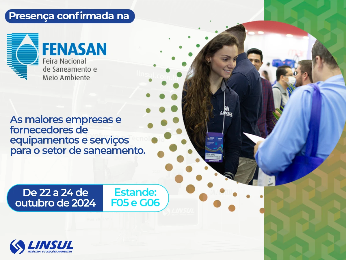 Linsul na Fenasan 2024: Inovação em Saneamento e Sustentabilidade