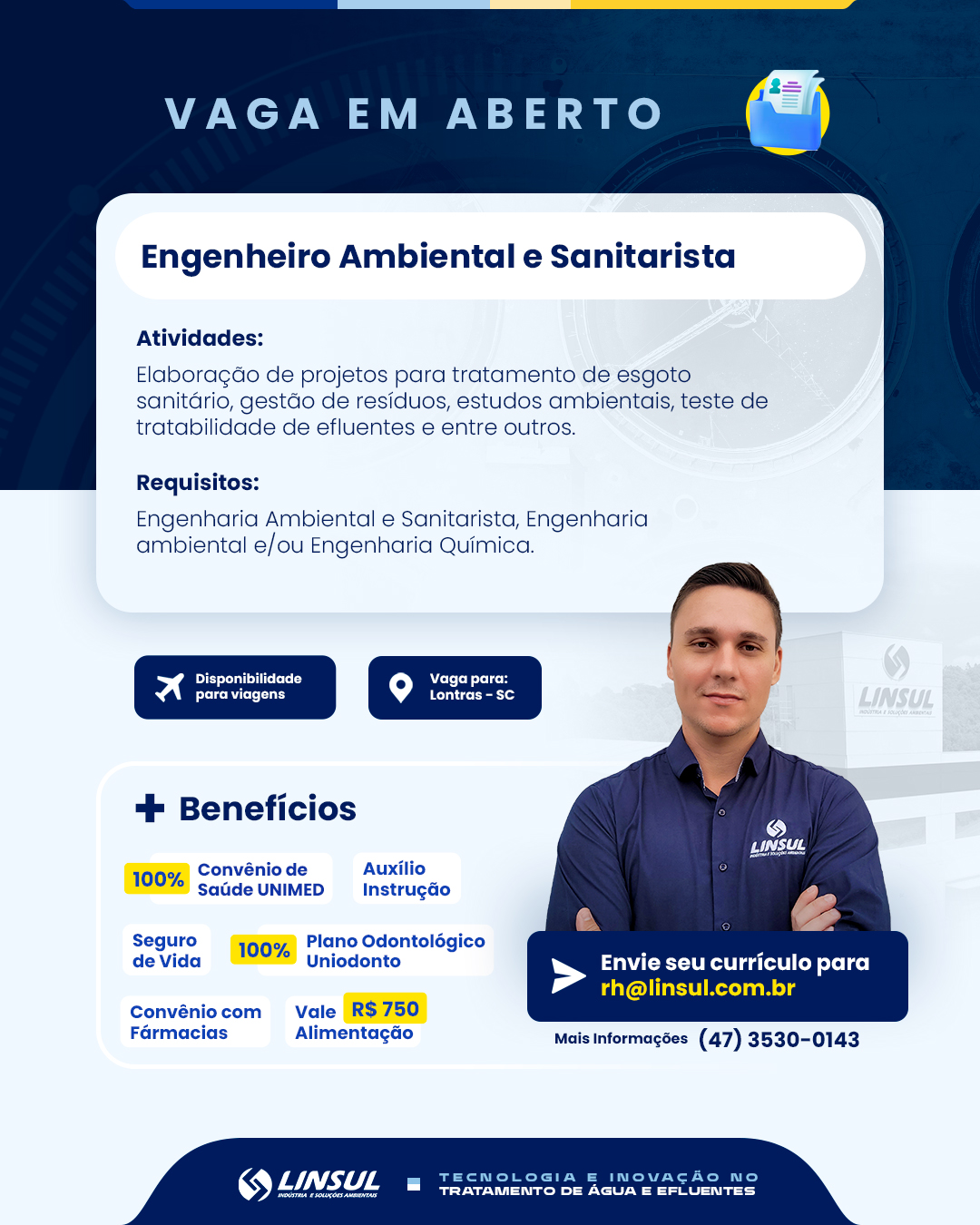 Engenheiro Ambiental e Sanitarista