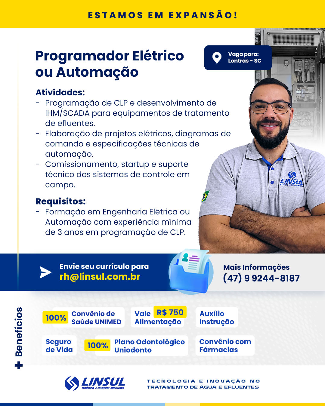 Programador Elétrico ou Automação