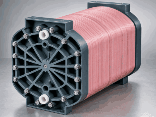 A Eletrodeionização Linsul (EDI) é uma tecnologia de polimento de água utilizada para a produção contínua de água de elevada pureza. O sistema combina membranas seletivas, resinas de troca iônica e corrente elétrica para reduzir continuamente os íons dissolvidos presentes na água.